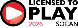 Licensed to Play 2026 SOCAN